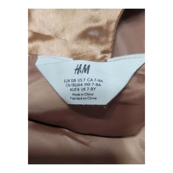 H&M Kids Dress in Shimmering Gold - Picture 4 of 5